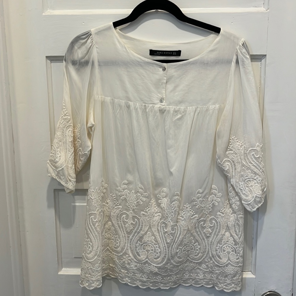 Zara tunic blouse